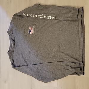 Vineyard Vines Hockey Whale Long Sleeve Tee US Men's Large Used